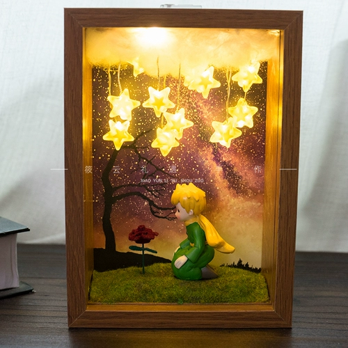 Трехмерное звездное небо, фоторамка, ночник подходит для мужчин и женщин для друга, «сделай сам», подарок на день рождения