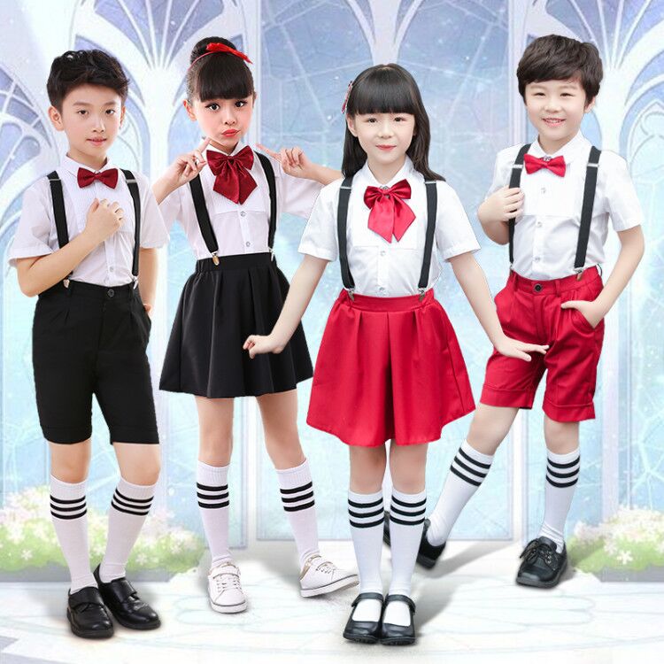 61 children flower boy gown boy recital performance clothes with baby bag pants primary school children's choral presenter perform costumes