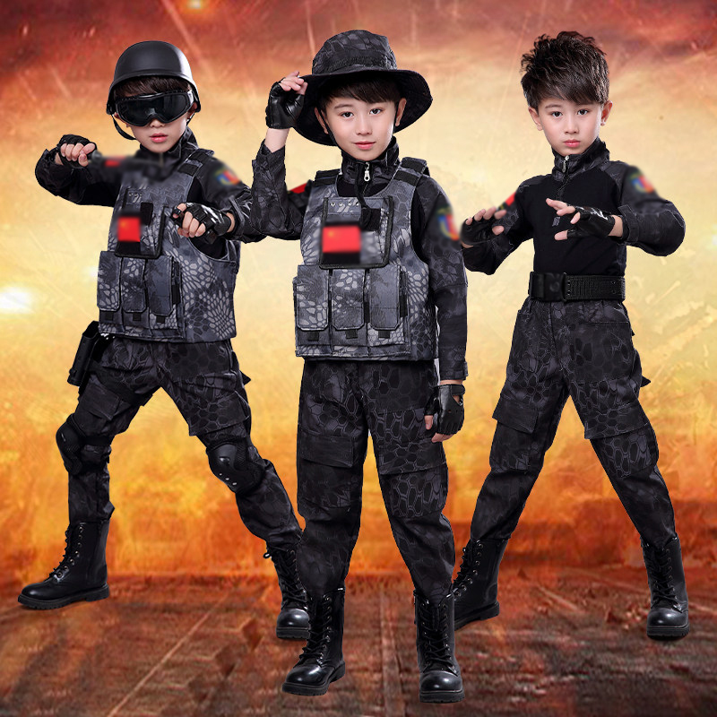 Military Training Camouflage Clothes Students General Camouflage Long Sleeve School Students Army Training Costume