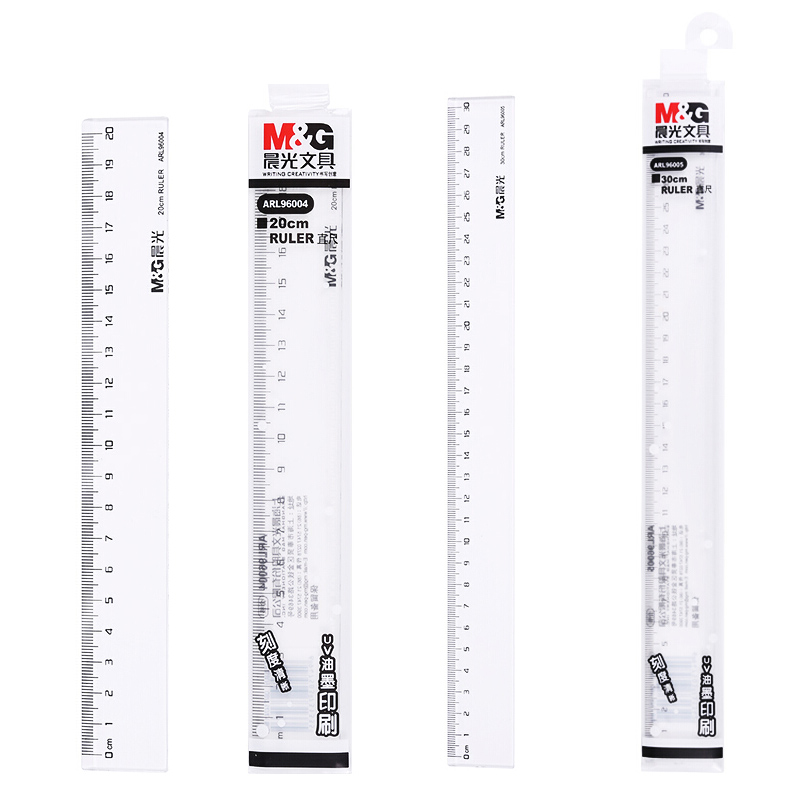 Morning Light Stationery Ruler Office Type Ruler 20cm Drawing Mapping Tool Students Drawing Stationery 30cm