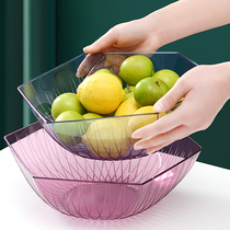 Net Red Fruit Pan Home Living Room Tea Table Fruit Fruit Pan Snack Pan Candy Dried Fruit Brief Joins Wind Melon Seed Pan