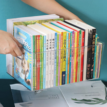 Book storage box artifact desktop childrens picture book box transparent book storage box student book storage box