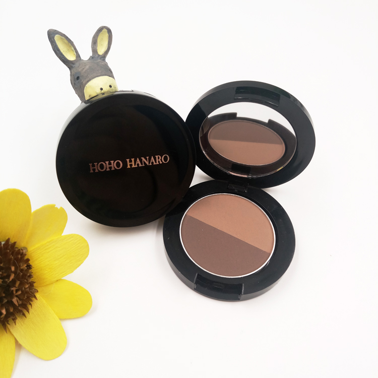 HOHOHANAROHOHO TWO-TONE NATURAL BROW Waterproof Anti-Sweat Durable BROW BRUSH