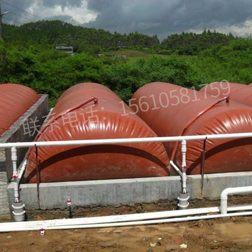 Программное обеспечение биогаза Танка Эйнингера красная грязь Большой пакет для хранения газа фермы паром паром дома Новая сельская местность сгущание биогаз газообразной