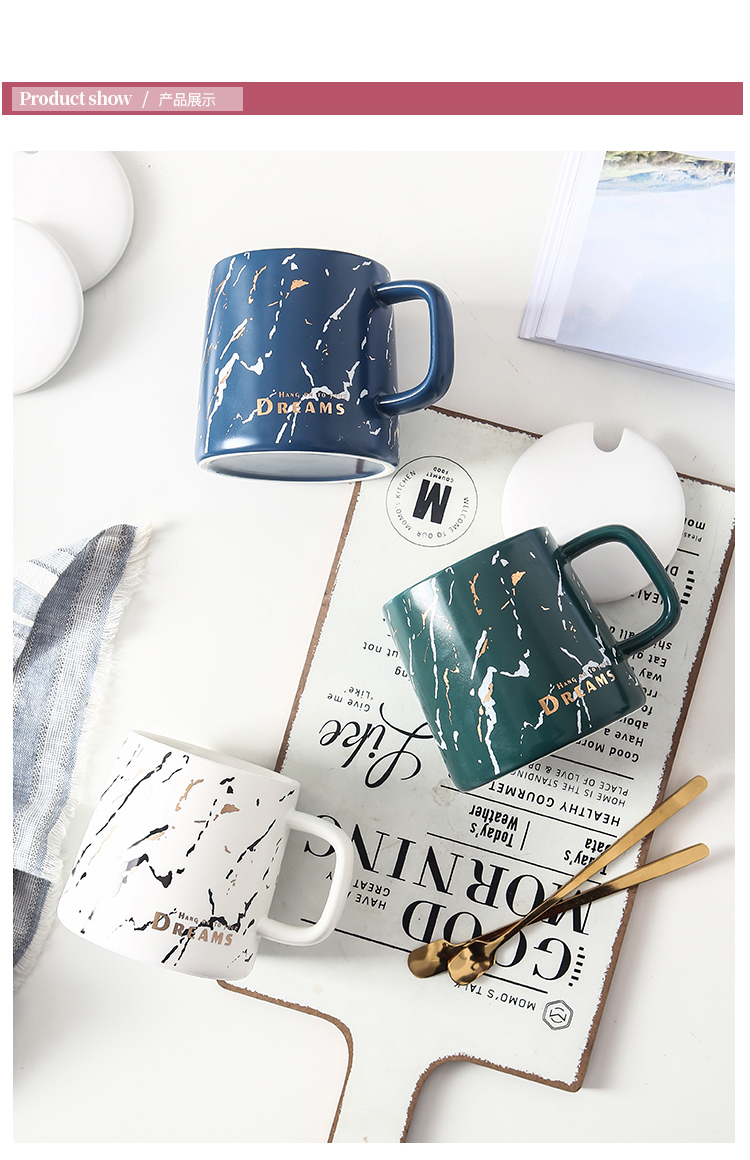 Creative move with cover glass ceramic keller spoon web celebrity couples ultimately responds a cup of coffee cup men 's and women' s cup