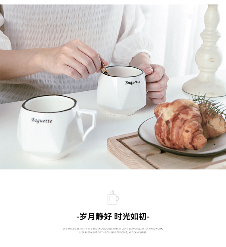 Keller Home sitting room glass ceramic coffee pot set coffee cup cup family contracted Europe type coffee set