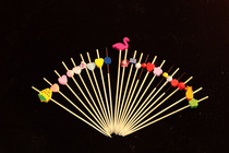 Fruit sign fruit pick disposable toothpick fruit insert cake cake cake snack fork fruit fork decoration sign