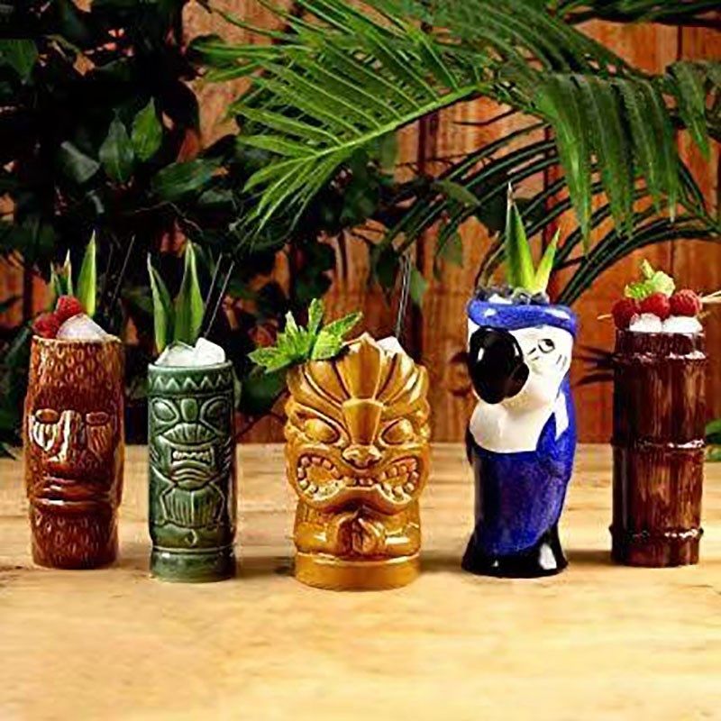 Ceramic Cup Tiki Cup Tiki Cup Creative Mug Cup Totem Cup Totem Cup Personality Wine Goblet
