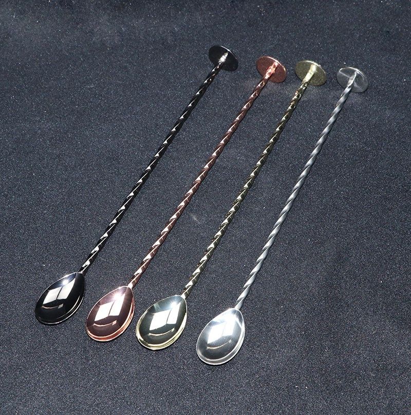 American layered bar spoon bar spoon bar spoon bar stalk mixing spoon cocktail mixing spoon piston bar spoon mixing spoon