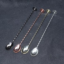 American stratified Bar Spoon Bar Spoon Bar Bar Spoon Bar mixing spoon cocktail mixing spoon piston bar spoon mixed spoon