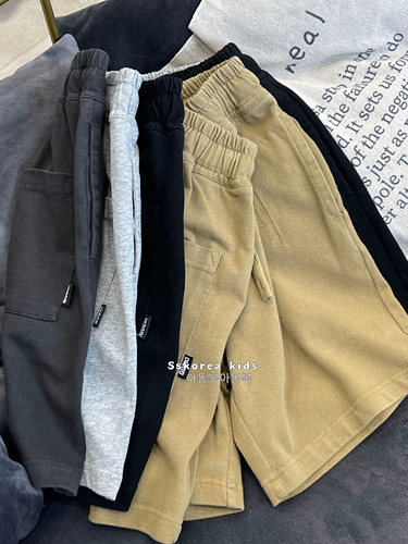 Летние короткие штаны, шорты для мальчиков, детская одежда, коллекция 2023, подходит для подростков