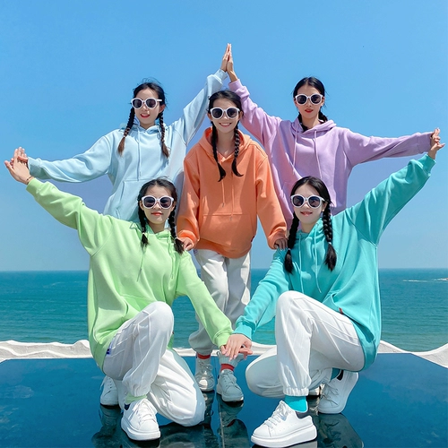 Толстовка с капюшоном, флисовые штаны, форма, спортивный костюм, комплект, свободный крой