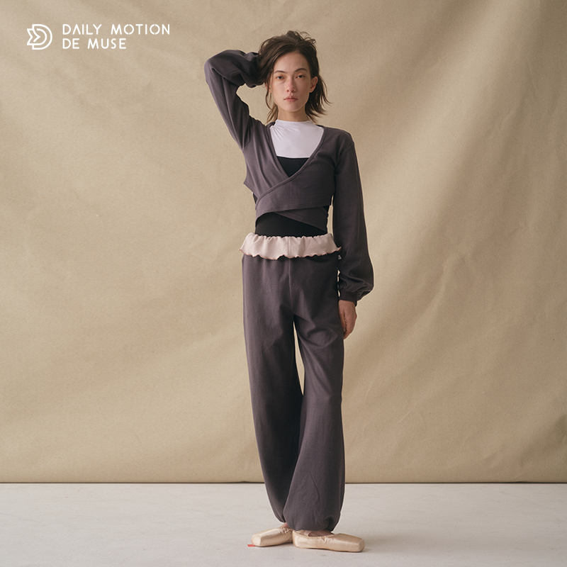 Dmdm Miusi 【Double-Sided Eco-Friendly Cotton Series】 Skin-Friendly, Breathable, Warm, Machine Washable, Ballet Dance Sports
