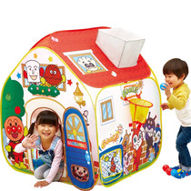 New Japanese imported Anpanman childrens foldable tent baby educational toy game house 10 ways to play