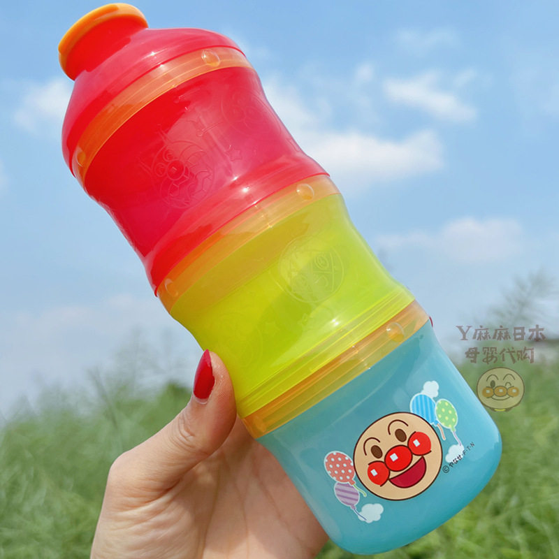 Japanese bread Superman Baby milk powder box portable out of pocket Hermetic Seal Storage Tank Rice Flour Snacks Box