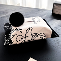 Mozhi Living Room Table Tissue Bag Storage Desktop Decoration Tissue Box Pastoral Style Car Tissue Cover
