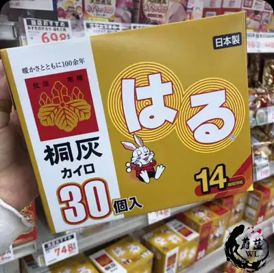 Japan's native Kobayashi gray warm baby rabbit warm body sticker spontaneous heating package warm Palace patch warm heat package 30 pieces