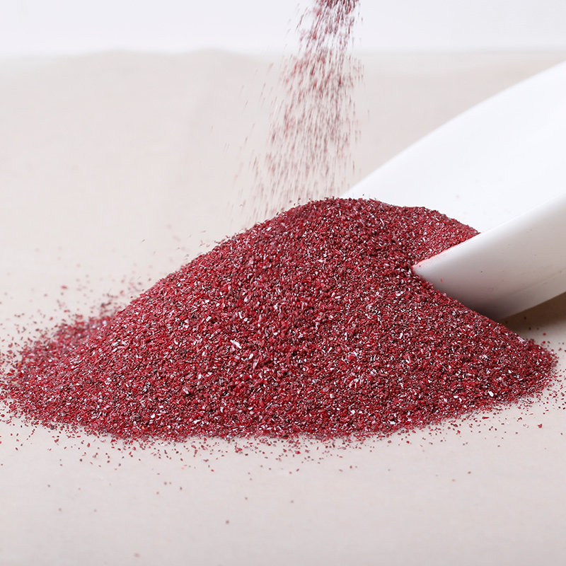 Sand Original Stone Special Class Natural Zhu Sand Powder Town Residence Pendant Nature Environmentally Friendly Decoration Bottled Pink-red Pink-Pink