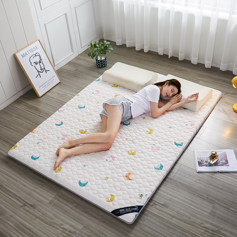 Folding mattress ground floor sleeping cushion for summer moisture-proof and mildew-proof drying cushion thickened cool mat Japanese style home cushion soft