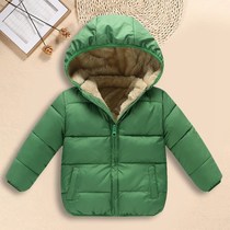 baby boys winter cotton hoodies coat kids girl down jacket
