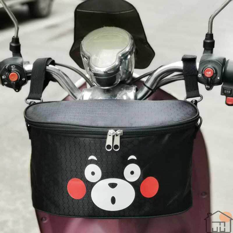 Electric tricycle front storage box bottle storage bag put the bag into the waterproof bag large-capacity self-storage bag - Taobao