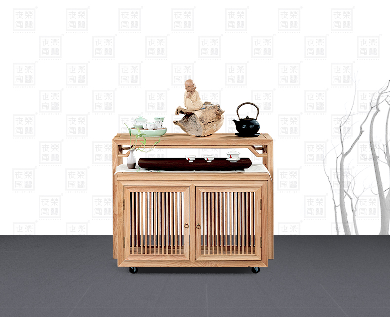 Trường hợp gỗ sồi hiên bàn gỗ rắn đơn giản hiện đại mới Trung Quốc cho trường hợp bảng nhiều bàn dài sơn miễn phí đồ nội thất - Bàn / Bàn bàn sofa gỗ