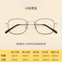 Маленький размер черный золото 【Одиночная зеркальная рама】