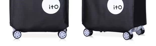 Bao bì không dệt bao vuông dễ thương chống mài mòn 22 inch miễn phí chống trầy xước hành lý che túi 24 inch sáng tạo - Phụ kiện hành lý sỉ lẻ phụ kiện vali