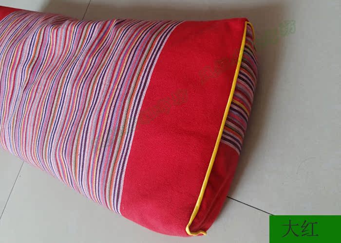 Cotton cũ thô vải kiều mạch Gối Sửa chữa gối chăm sóc sức khỏe cổ tử cung Mingmu đầy đủ gối kiều mạch đặc biệt cung cấp gối cao su non cho người lớn