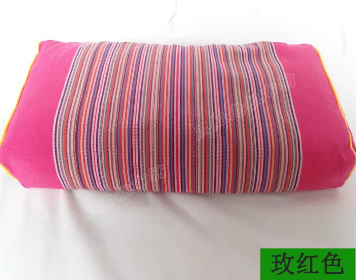 Cotton cũ thô vải kiều mạch Gối Sửa chữa gối chăm sóc sức khỏe cổ tử cung Mingmu đầy đủ gối kiều mạch đặc biệt cung cấp gối cao su non cho người lớn