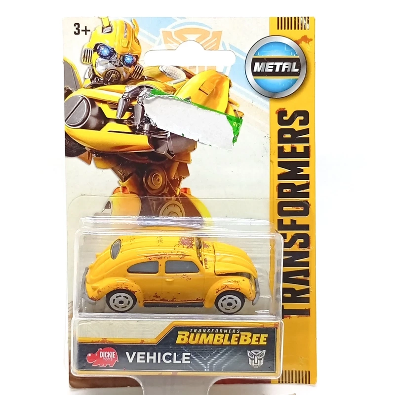 1:64 Vintage Majorette Volkswagen Beetle Vw Beetle Transformers Bumblebee Model