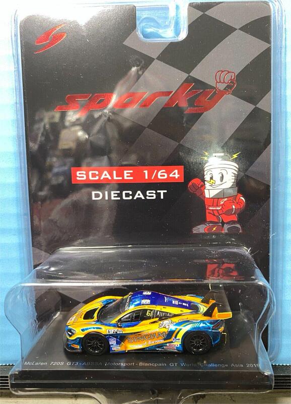 1:64 Original Sparky Mclaren Mclaren 720S Gt3 Spark Mclaren Kyosho Mini Gt