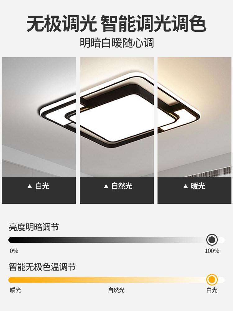 2026 New Model Master Bedroom Lamp, Simple Modern Room Dining Room Creative Zhongshan Lighting Fixtures, Nordic Style Led Ceiling Lamp