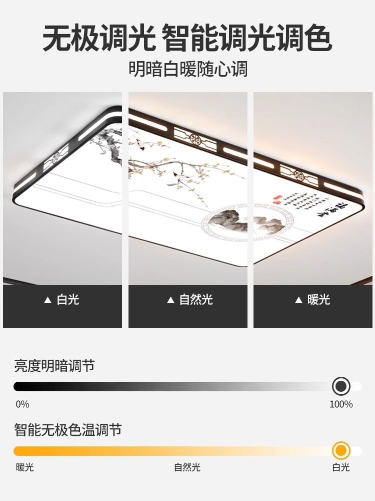 Led Ceiling Lamp Decoration Modern Simple Atmospheric Smart Living Room Headlight Kidsren's Room Master Bedroom Chandelier Collection