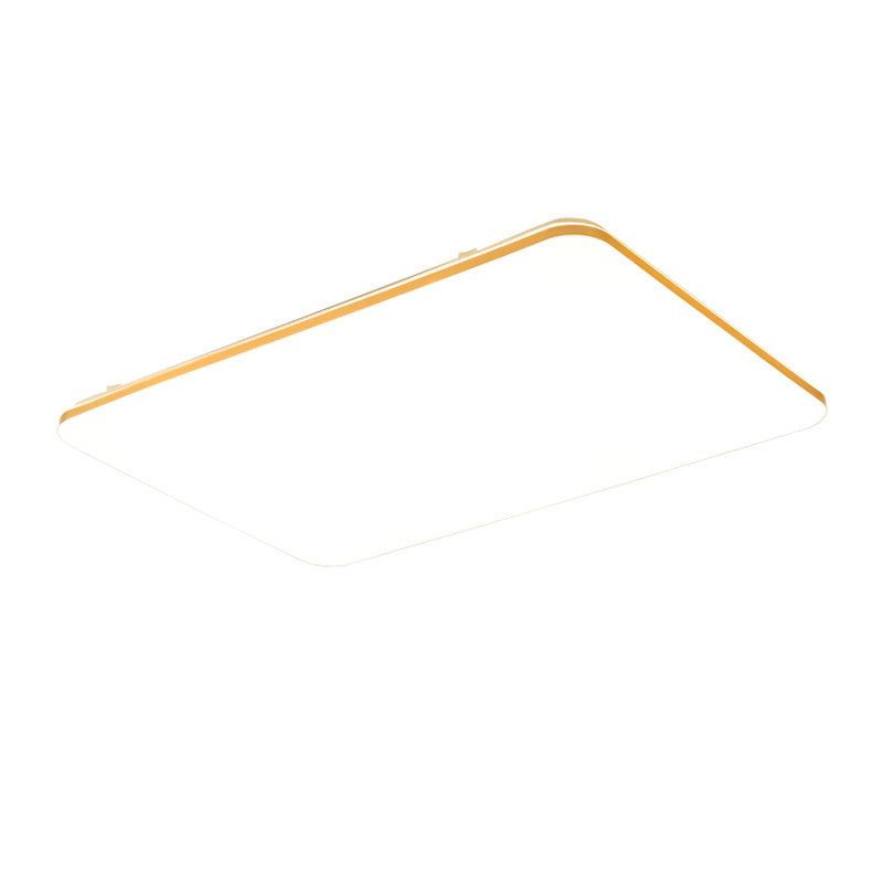 Gold Led Ceiling Light, Simple, Modern and Elegant, Suitable for Home Use in Bedrooms and Living Rooms, 2025 New Model, Rectangular Shape