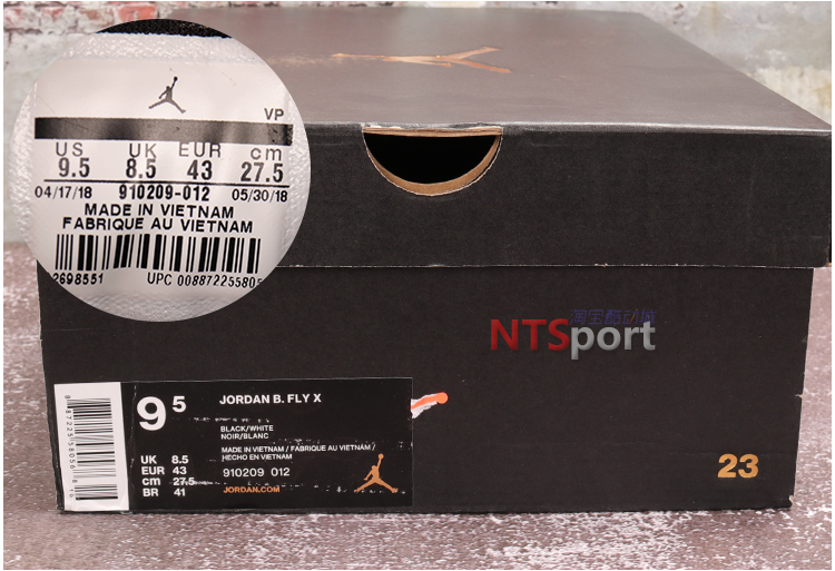 Chín nghìn Nike Air Jordan B. Fly X nam chính hãng mang giày bóng rổ 910209-012 - Giày bóng rổ shop giày bóng rổ tp hcm