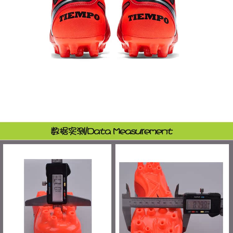 9000 chính hãng Nike Tiempo huyền thoại 6 da người đàn ông trung cấp của cỏ AG giày bóng đá 844399 giày thể thao bitis nam