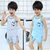 Bông nam bộ con trai mới 2018 vest quần short trẻ em không tay lớn trẻ em nhà childrens hai mảnh. 