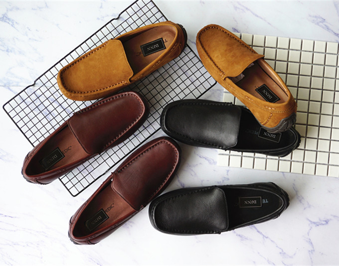 Higher foot in genuine leather with large feet warm and large size for men bean-bean shoe cover footed shoes sloth shoes 47 48 49