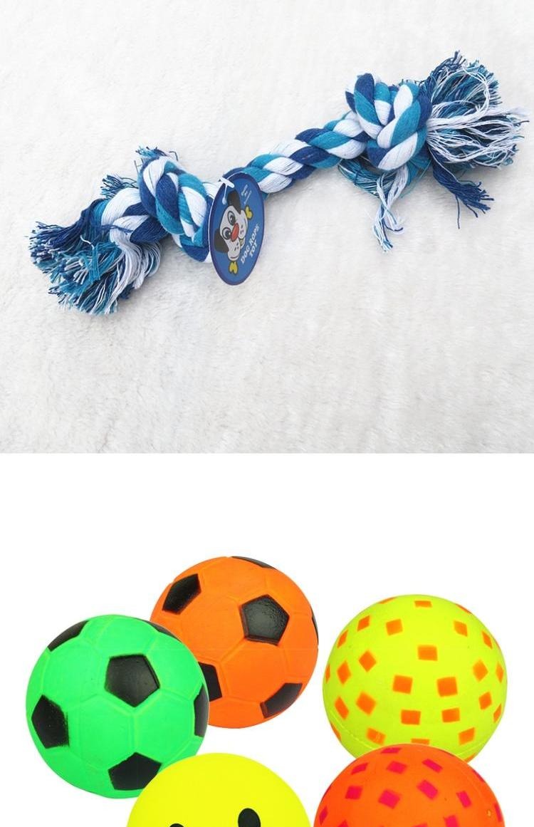 Pet puppy dog ​​toy ball Teddy puppy puppy toy vocal cat toy cung cấp la hét gà đồ chơi bông bóng đồ chơi đồ chơi cho chó ngứa răng