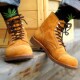 Sunset yellow 8083 paratrooper boots Goodyear sewing craft work boots men's motorcycle boots desert boots Martin boots