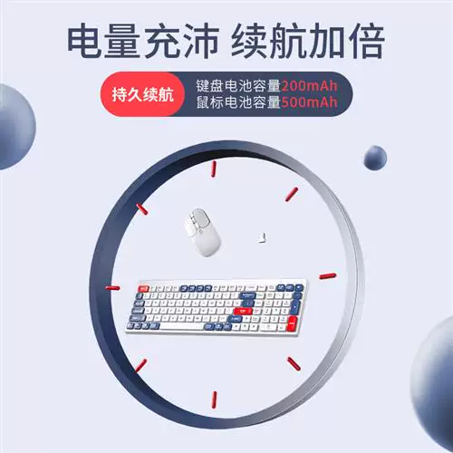 Беспроводная клавиатура, мышь, комплект зарядки для офиса, bluetooth
