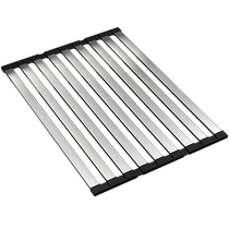 304 stainless steel kitchen sink drain rack folding washing dishes washing dishes pool filtration containing rack drain basket shelve