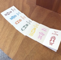 naiyoustore Korea Heart Blessing and Handwritten Temperature Card zpz