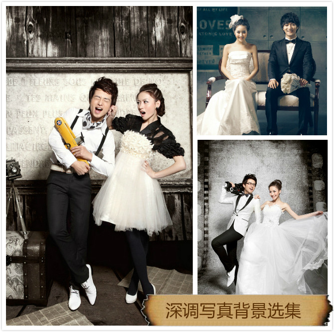 Wedding Dress Photography Couple Writing True Children Photo Photography Background Brick Wall Breaking Wall Nostalgia Shooting Photographic Background