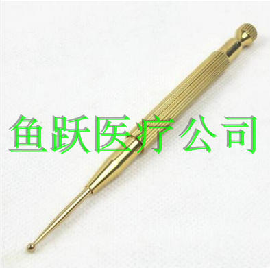 中医医院门诊诊所黄铜弹性耳穴探针纯铜探穴笔探笔反射区按摩探棒