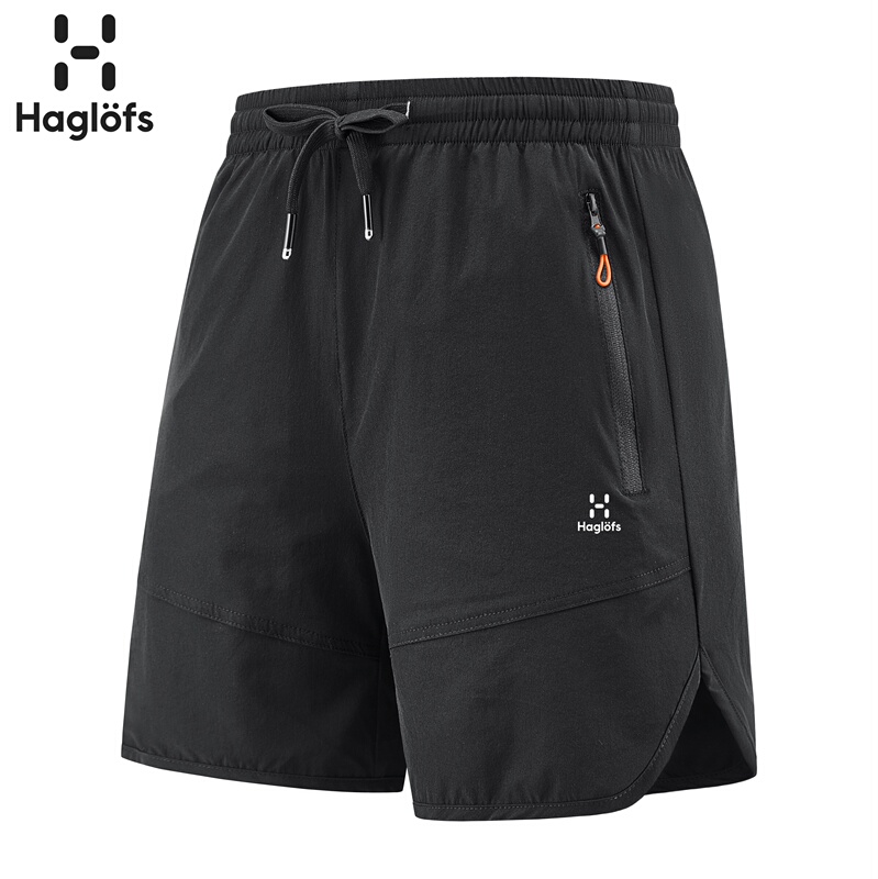 Haglofs Men's Quick-Dry Sports Casual Shorts Summer Outdoor Fitness Breathable Loose-Fitting Five-Point Shorts