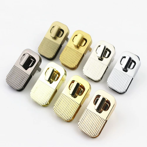 Сумма для багажных сумочек аппаратные аксессуары золотые штепляры блокировки -в маленьких квадратных мешках сумочки сумочка