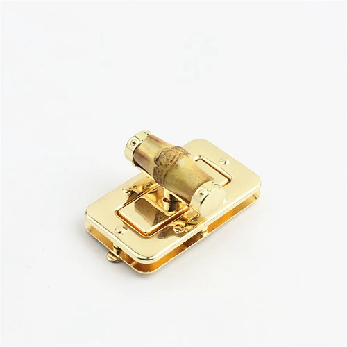 Сумки сумки Skintes Аппаратные аксессуары Diection Lock Lock Real Bamboo Fang Fang Lock Back Back