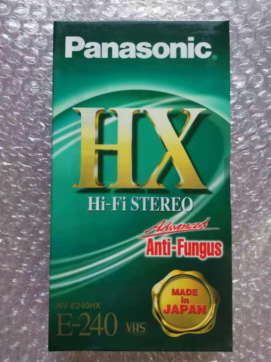 Panasonic Panasonic Hi-Fi Stereo Hi-Fi video tape Japanese VHS tape 240
